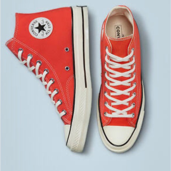 NWT Converse Chuck 70 High Tops in Torch Red - Picture 2 of 5